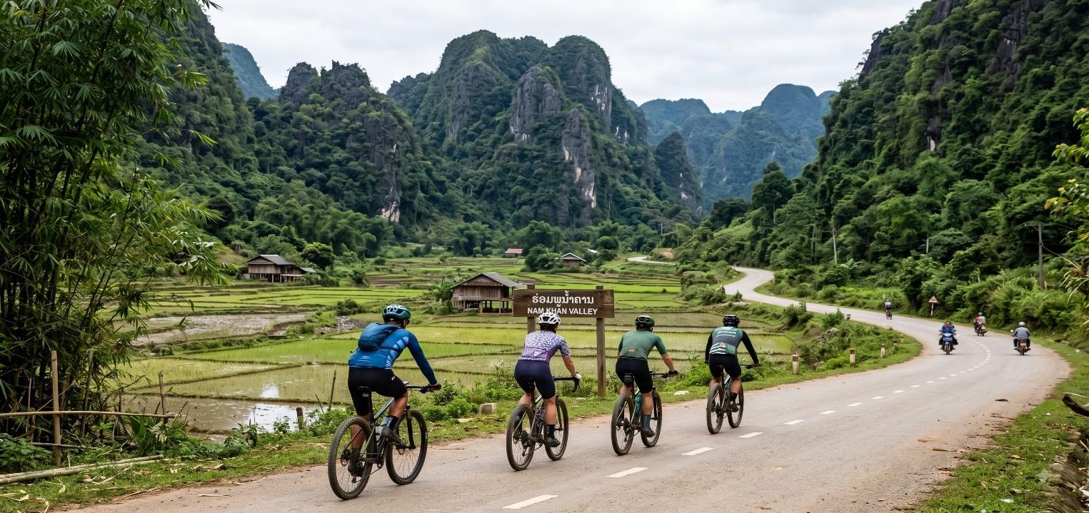 21 DAY VIETNAM TO LAOS CYCLING TOURS | HANOI - VIENTAINE ADVENTURE