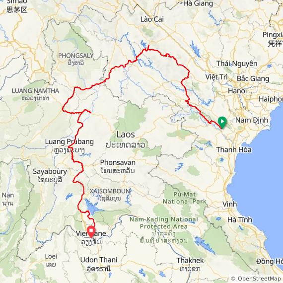 21 DAY VIETNAM TO LAOS CYCLING TOURS | HANOI - VIENTAINE ADVENTURE
