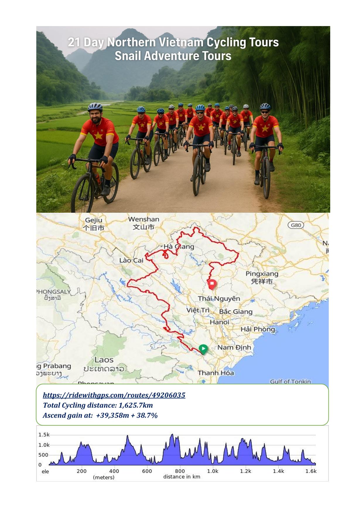 21 DAY NORTHERN VIETNAM CYCLING TOURS | HANOI - MU CANG CHAI - HA GIANG -BA BE