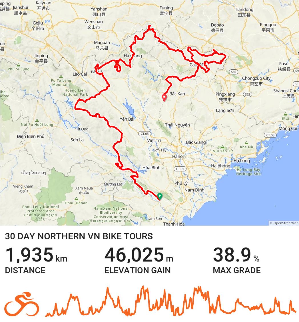 30 DAY NORTHRN VIETNAM CYCLING TOURS | EPIC VIETNAM BIKE ADVENTURE