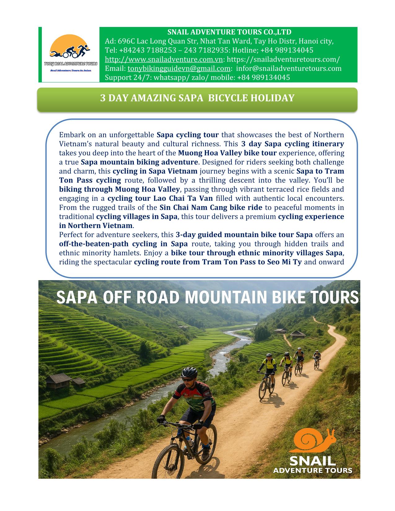 3 SAPA OFF THE BEATEN PATH CYCLING TOURS | NORTH VIETNAM ADVENTURE