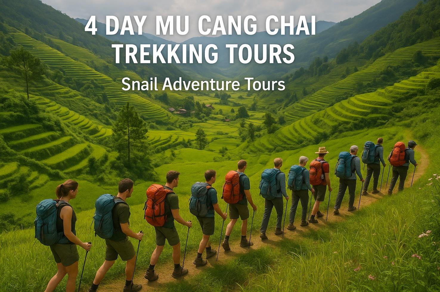 4 DAY MU CANG CHAI TREKKING TOURS | RICE TERRACES & HILL TRIBES
