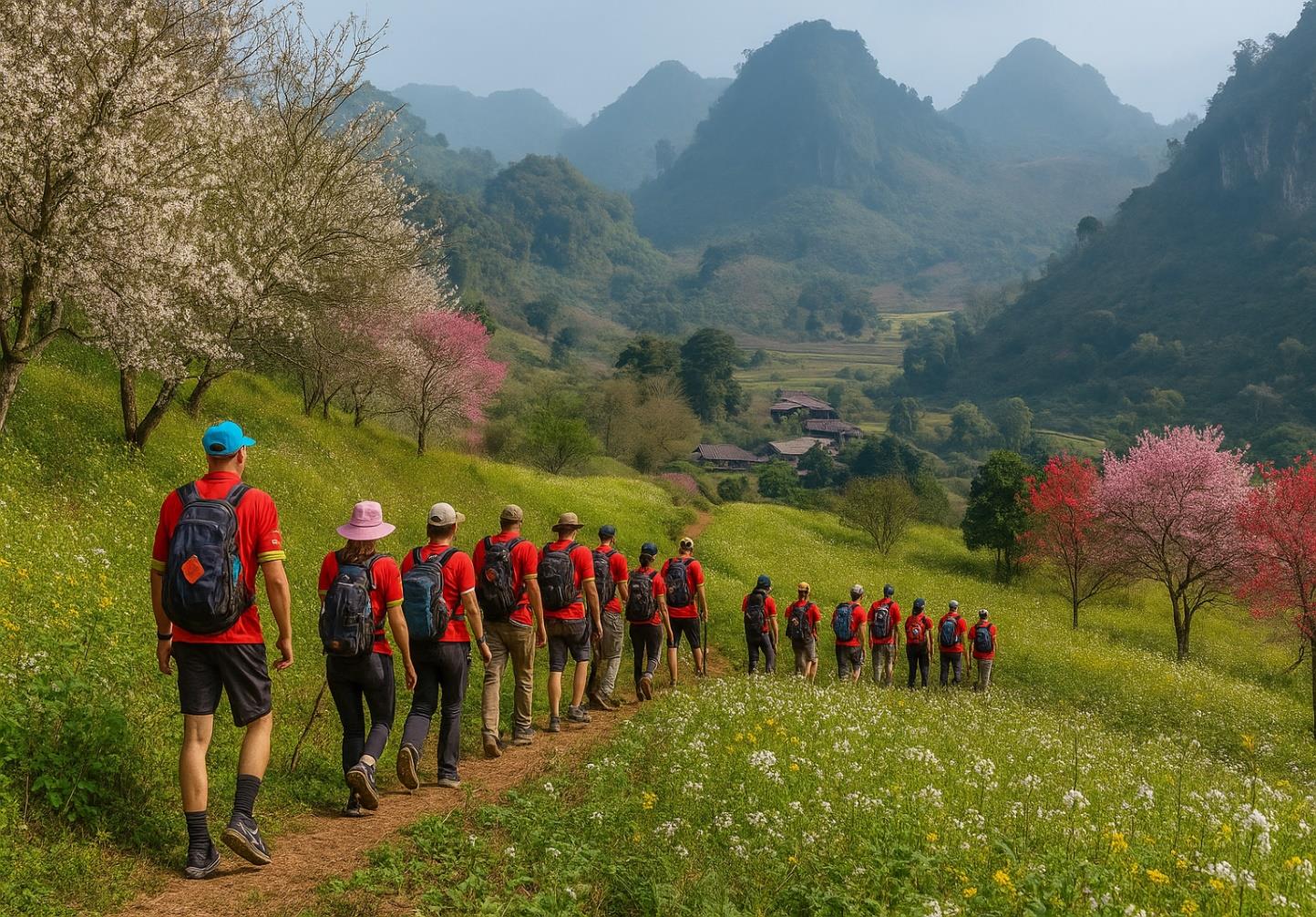 5 DAY MOC CHAU - MAI CHAU -PU LUONG TREKKING TOURS |NORTHERN VIETNAM ADVENTURE