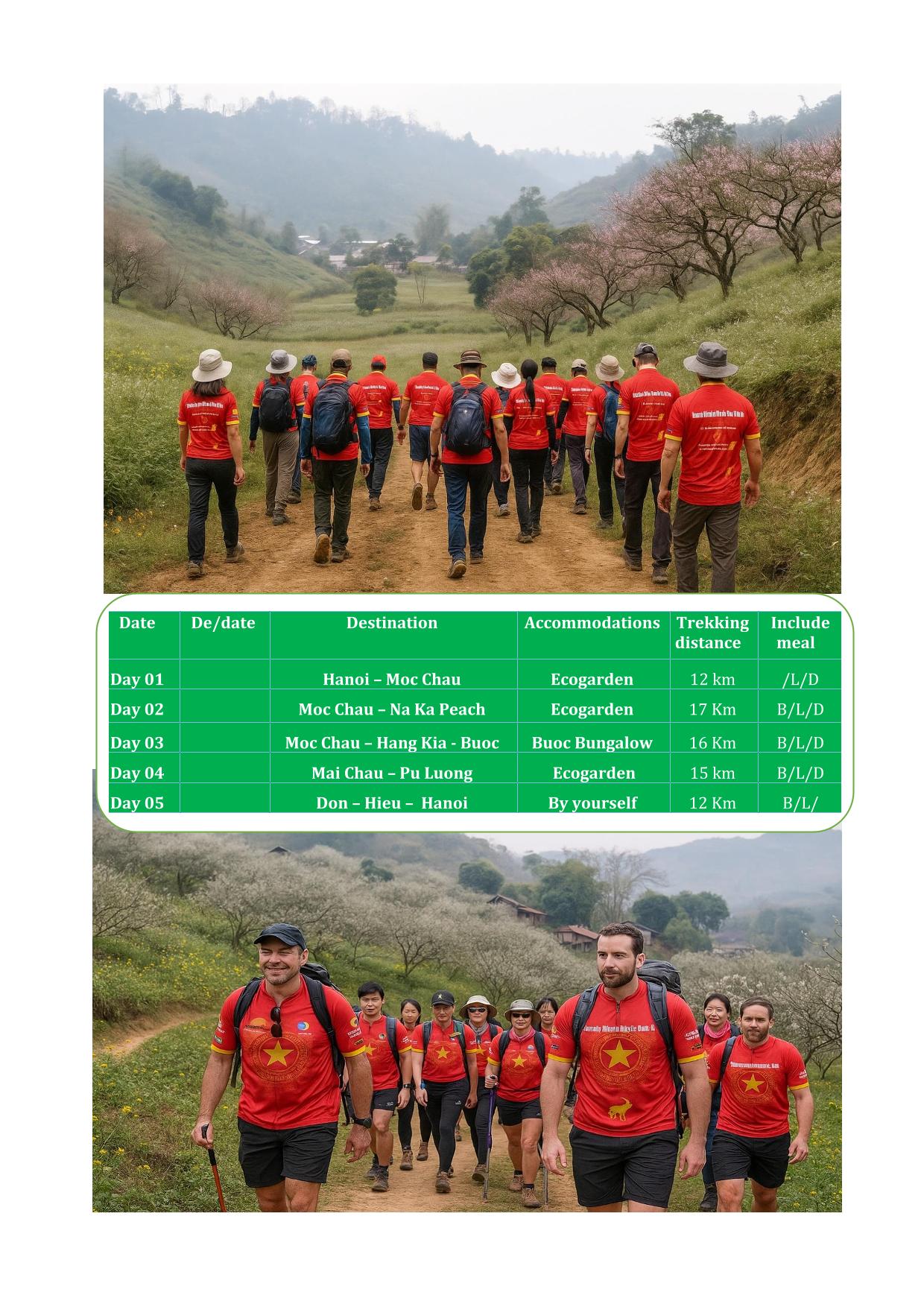 5 DAY MOC CHAU - MAI CHAU -PU LUONG TREKKING TOURS |NORTHERN VIETNAM ADVENTURE