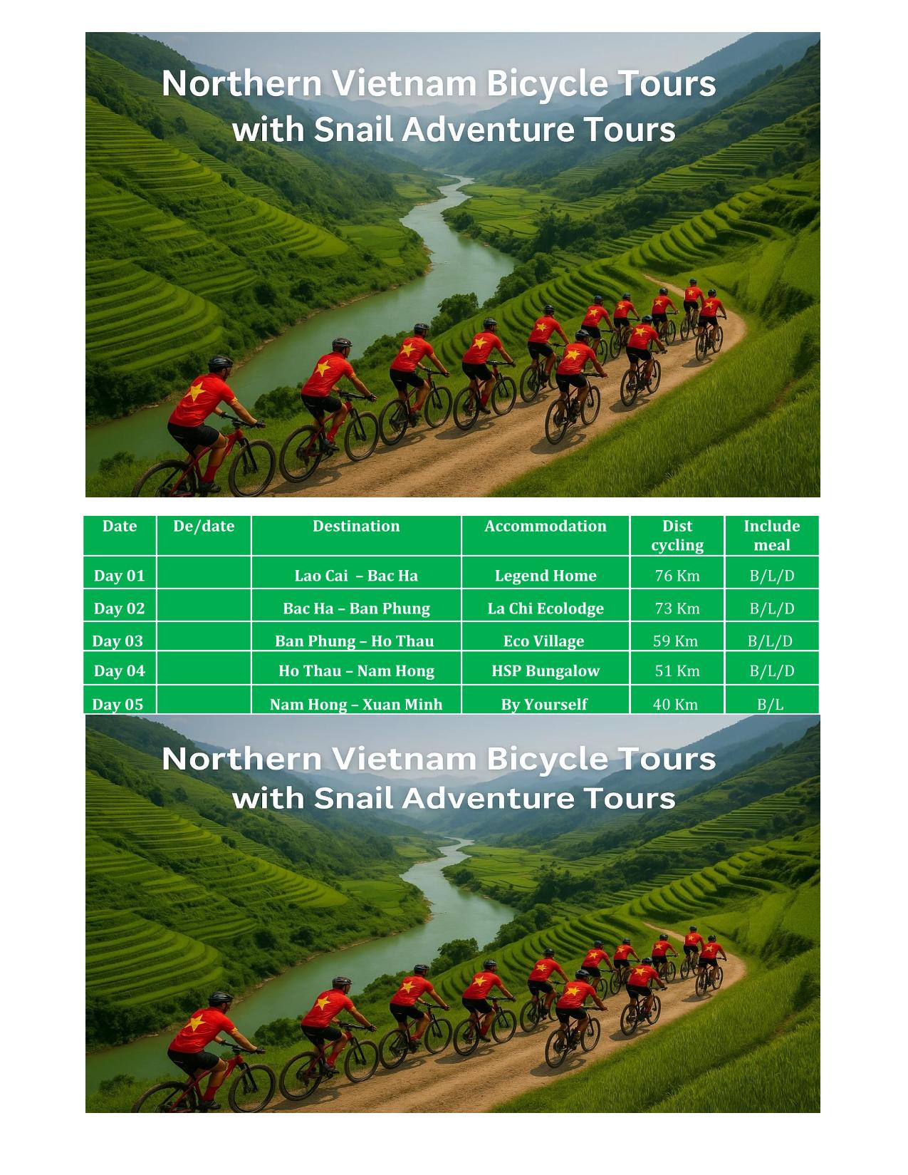 5 DAY BAC HA- HOANG SU PHI CYCLING TOURS | NORTHERN VIETNAM