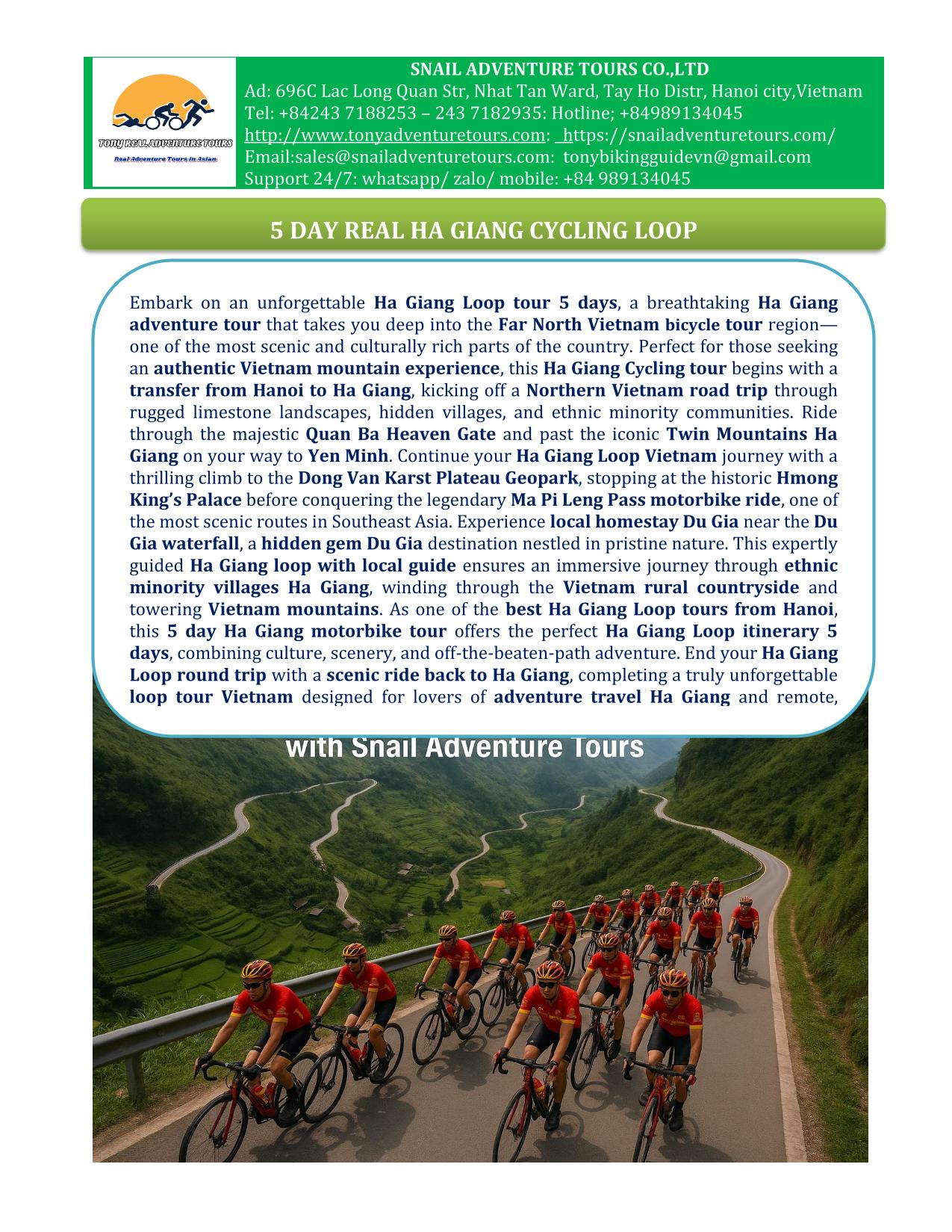 5 DAY HA GIANG LOOP CYCLING TOURS | OFF THE BEATEN PATH IN NORTHERN VIETNAM