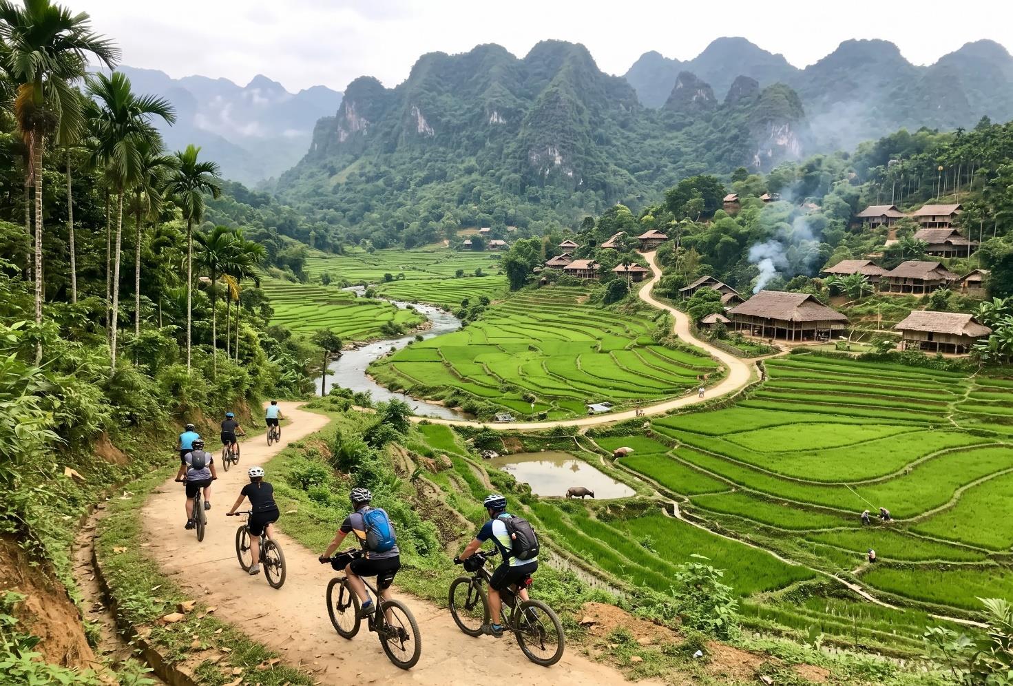 7 DAY CYCLING TOURS IN NORTHERN VIETNAM | REMOTED BIKE ADVENTURE TOURS