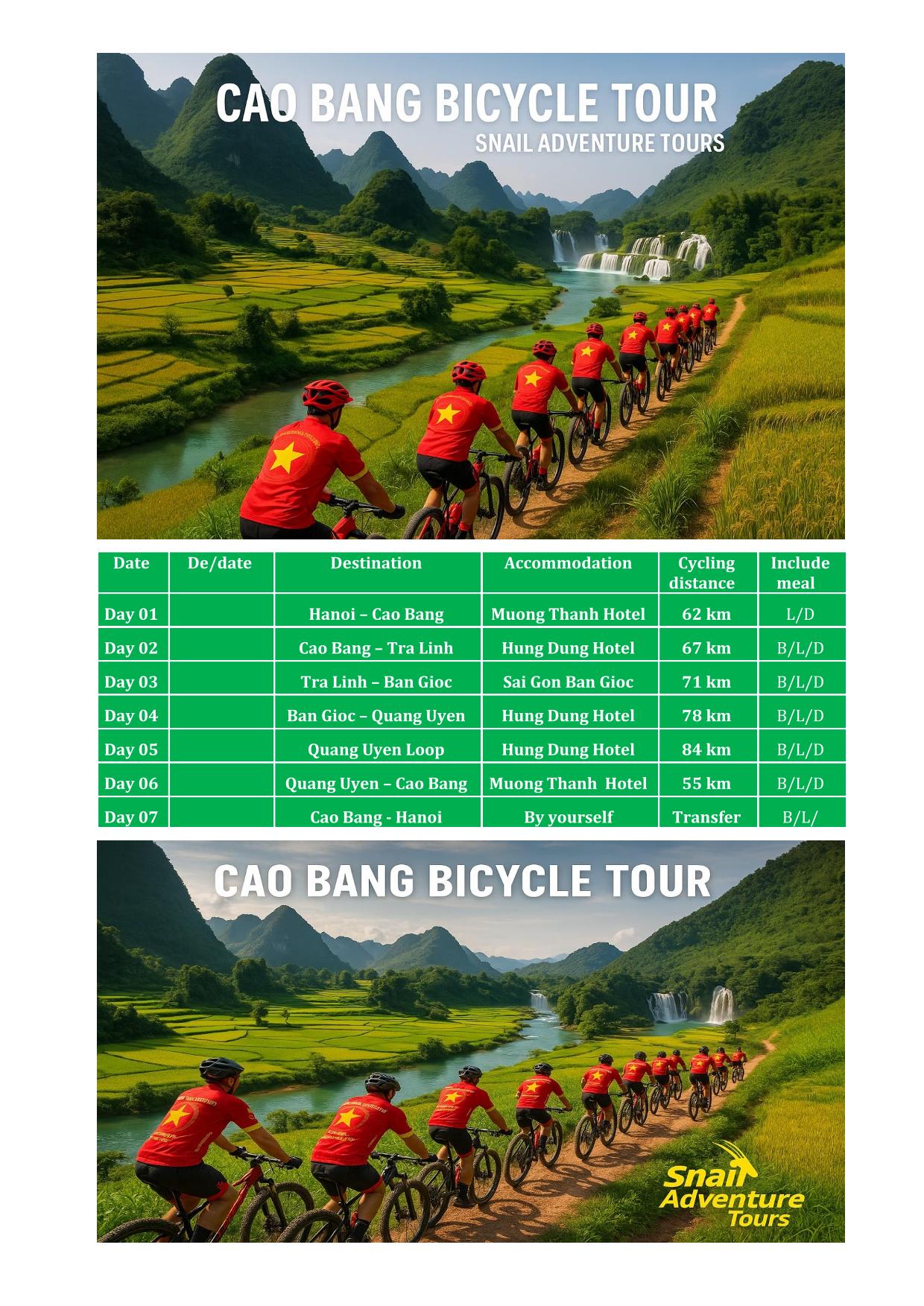 7 DAY CAO BANG LOOP CYCLING TOURS | FAR NORTH VIETNAM ADVENTURE