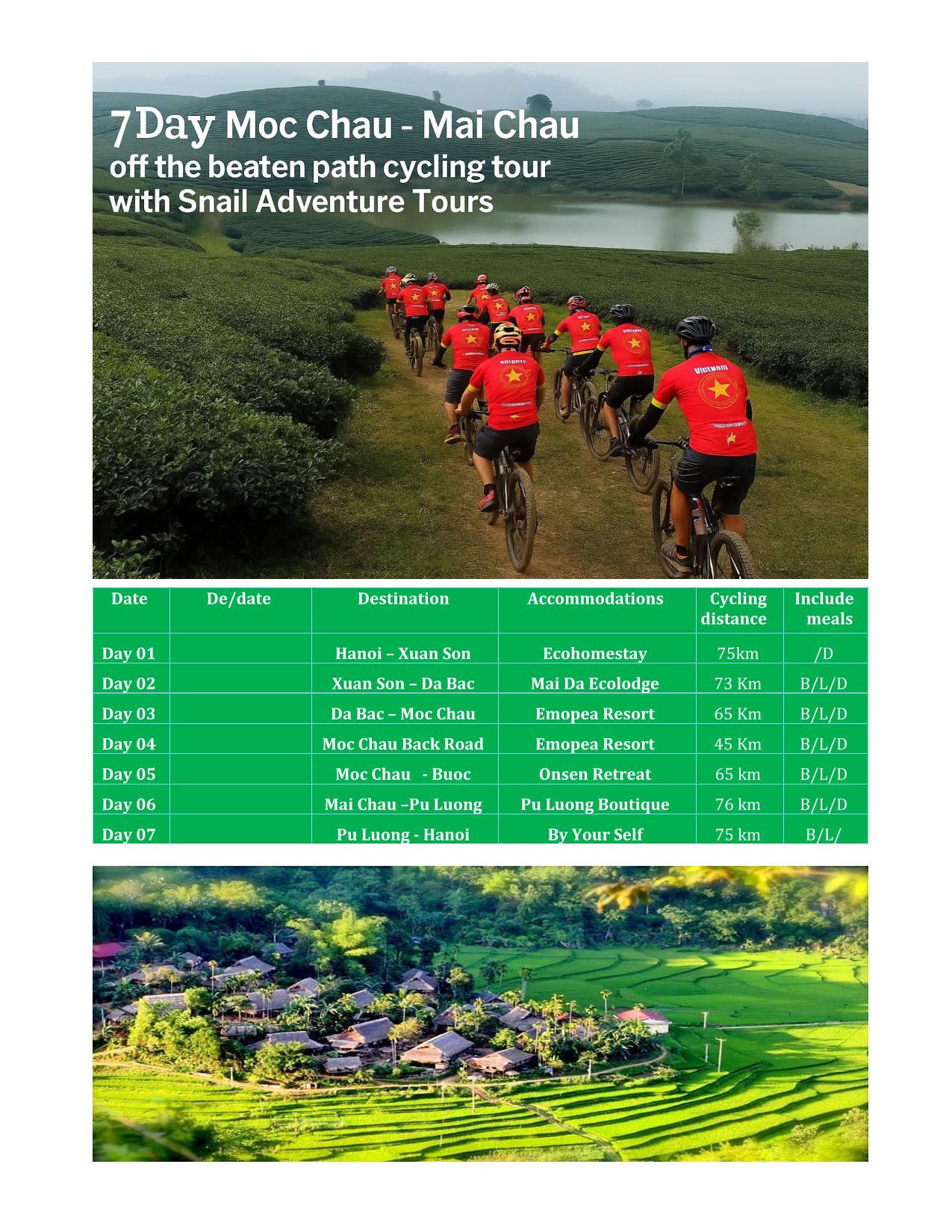 7 DAY CYCLING TOURS IN NORTHERN VIETNAM | REMOTED BIKE ADVENTURE TOURS