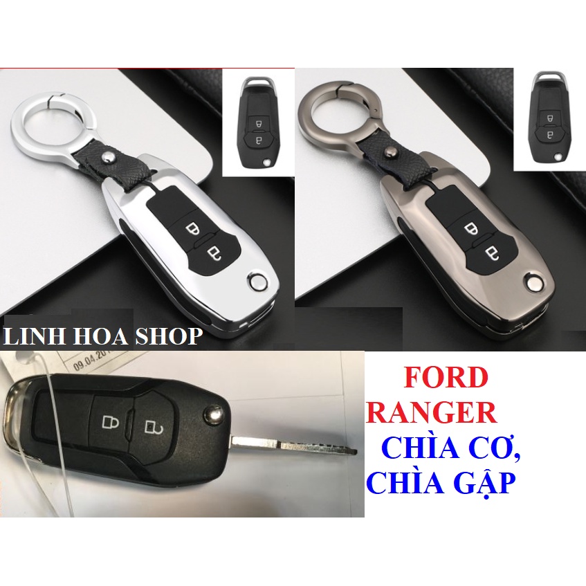 Ốp Chìa Khóa Cơ Gập Xe Ford Ranger XLT, Ranger Witrack 2016-2018 và XLS 2019 - 23