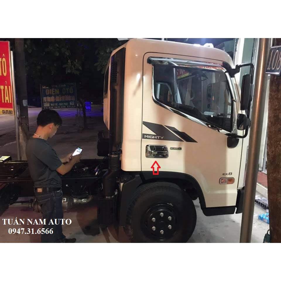 ỐP TAY NẮM MỞ CỬA CRÔM CHO XE TẢI MIGHTY EX8, MIGHTY EX6