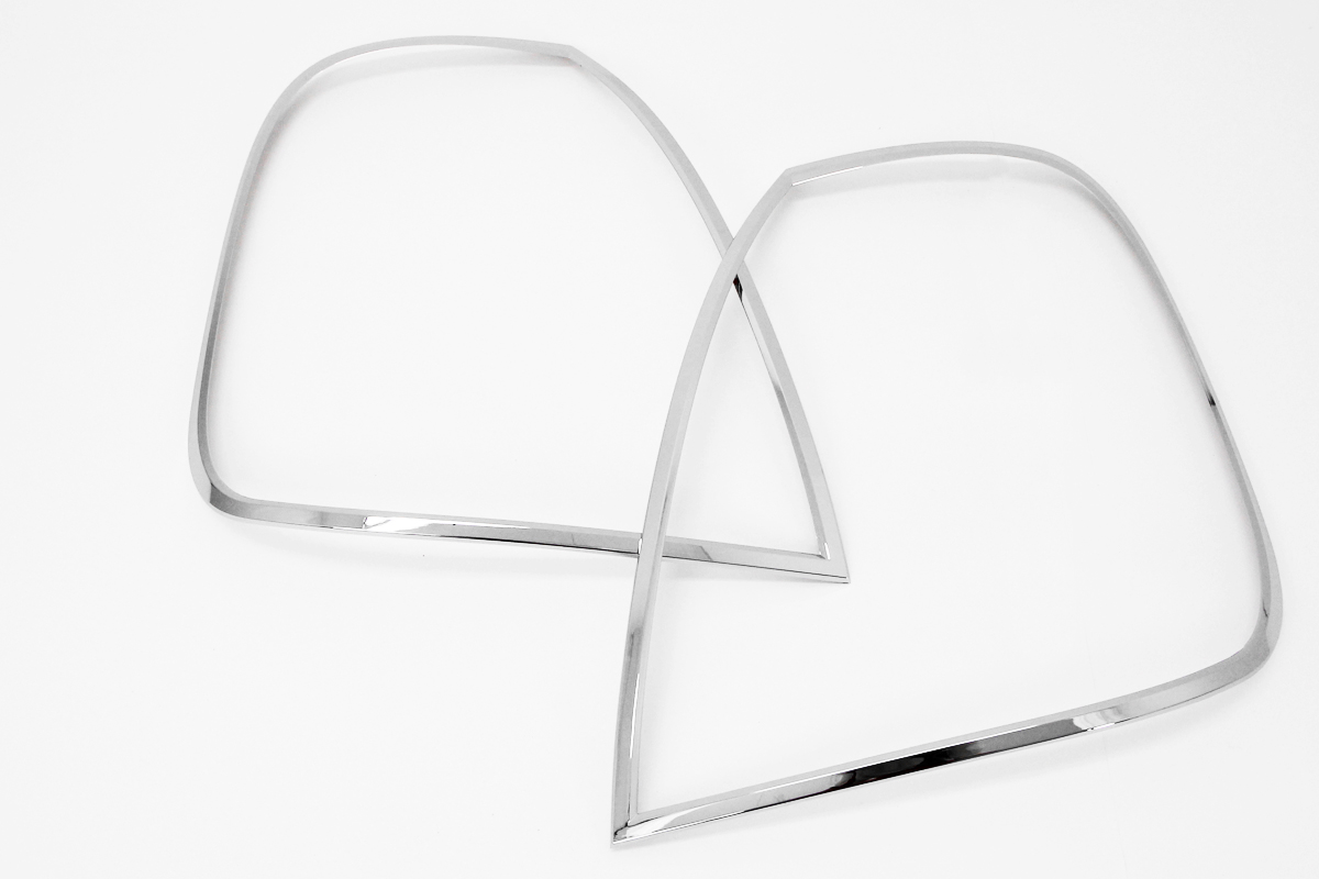 Ốp mạ xi Inox Viền Đèn Pha Xe Tải KIA K200, K250, K100, Bonggo -Hàng Auto Clover Hàn Quốc