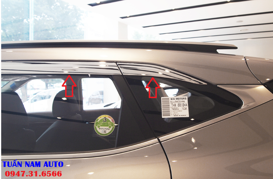 VÈ MƯA SELTOS KIA ĐEN BÓNG 6 CHI TIẾT