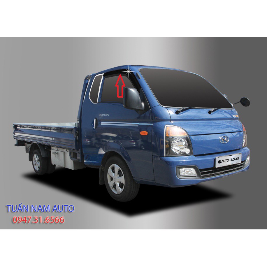 VÈ CHE CHẮN MƯA NHỰA ĐEN PORTER, H100, H150