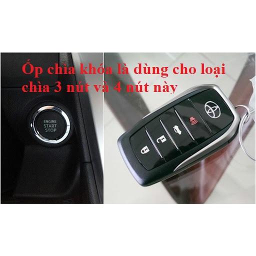 ỐP CHÌA KHÓA cho xe FORTUNER | ỐP KHÓA FORTUNER 4 NÚT, 3 NÚT HỢP KIM CAO CẤP