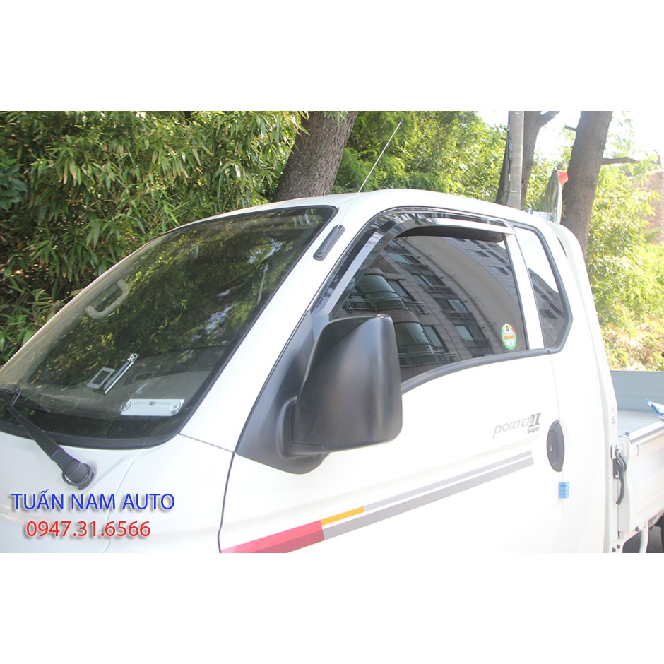 VÈ CHE CHẮN MƯA NHỰA ĐEN PORTER, H100, H150