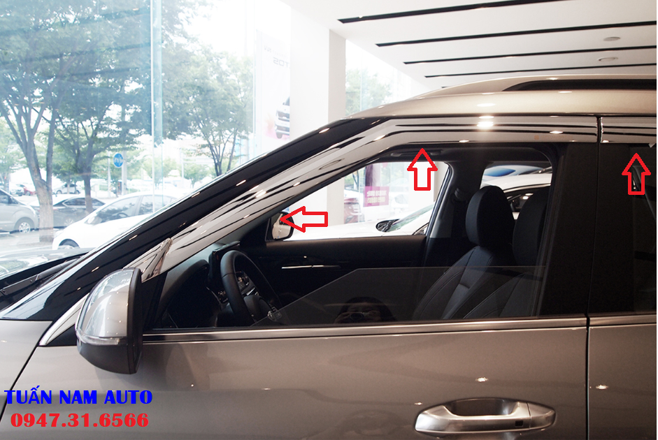 VÈ MƯA SELTOS KIA ĐEN BÓNG 6 CHI TIẾT