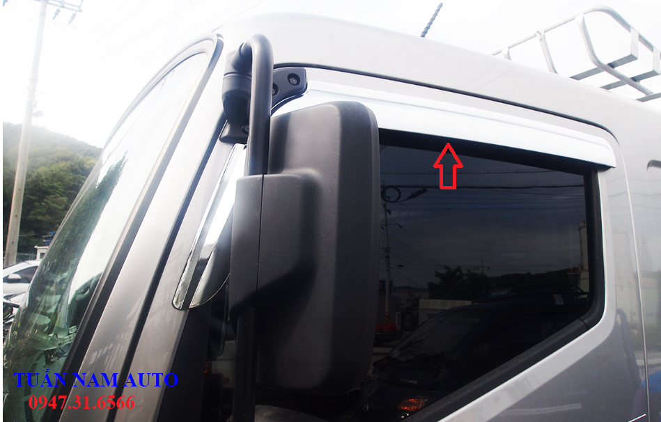 VÈ MƯA CRÔM XE TẢI HYUNDAI EX8 EX6 NEW MIGHTY