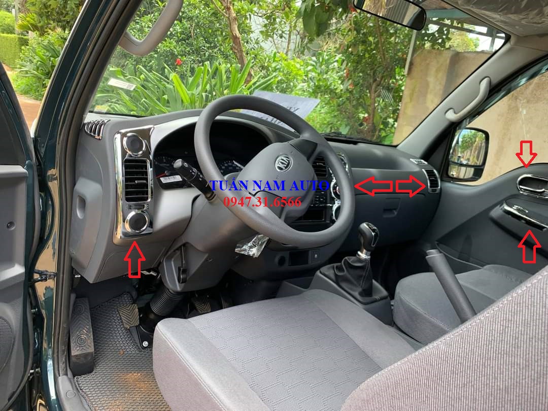 ỐP CROM TRANG TRÍ NỘI THẤT XE TẢI K250/ K200/ BONGGO 3 Korea