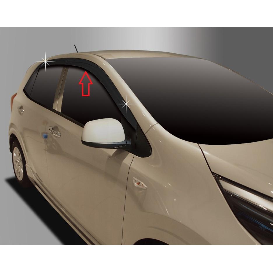 VÈ MƯA NHỰA ĐEN CHO XE MORNING