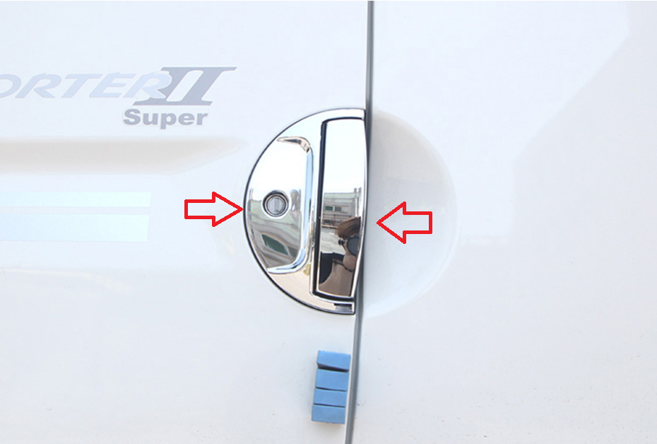 Ốp tay nắm mở cửa ngoài HYUNDAI H150 H100 PORTER II xe tải