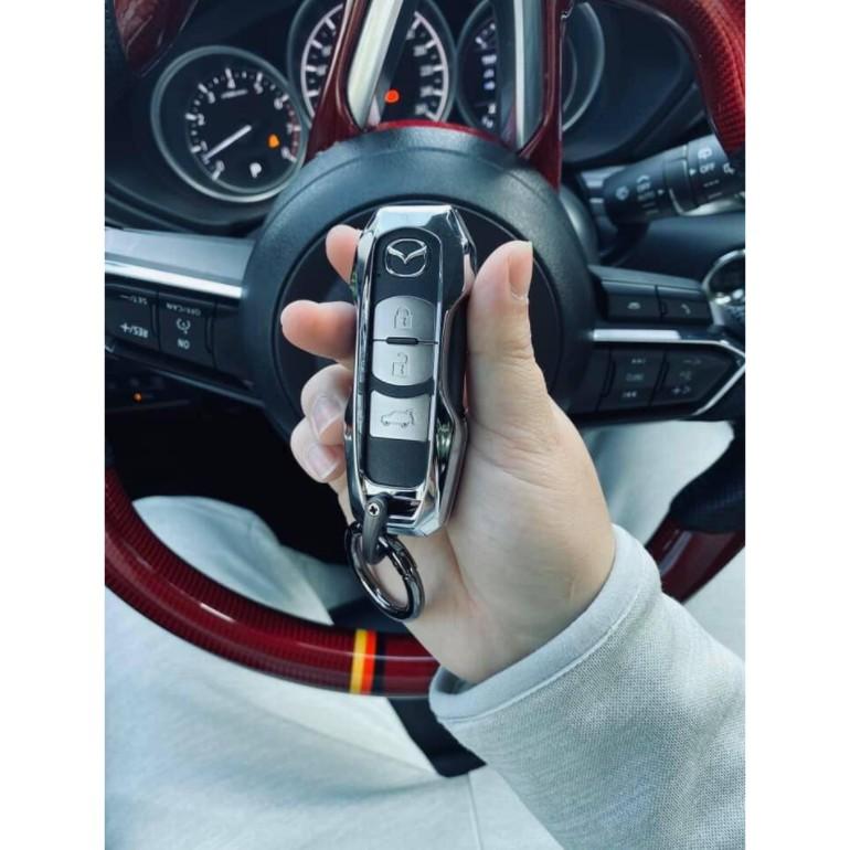 Vỏ ốp khóa CHO XE Mazda CX5, Mazda 3, 6 CX8 Hợp Kim Cao Cấp Sang Trọng