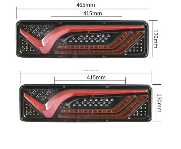 Đèn Led Hậu Sau Cánh Chim Universe Xe Tải Ben Đầu kéo