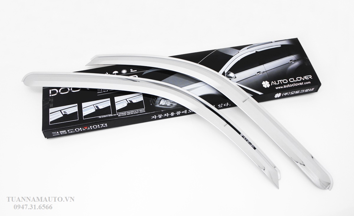 Vè che chắn mưa Mạ Xi Inox Crôm Kia K250/K200/Bonggo III