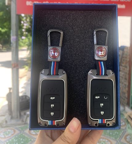 VỎ ỐP CHÌA KHÓA HONDA CITY, CIVIC, CRV, HRV, ACCORD HỢP KIM PHẢN QUANG