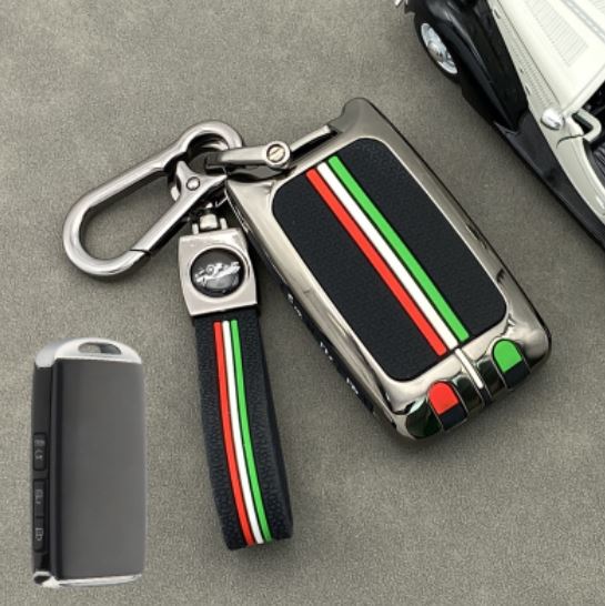 Ốp Bảo Vệ Khóa Xe Mazda 3 All New, CX30, CX3, CX8 Hợp Kim Phản Quang Cao Cấp