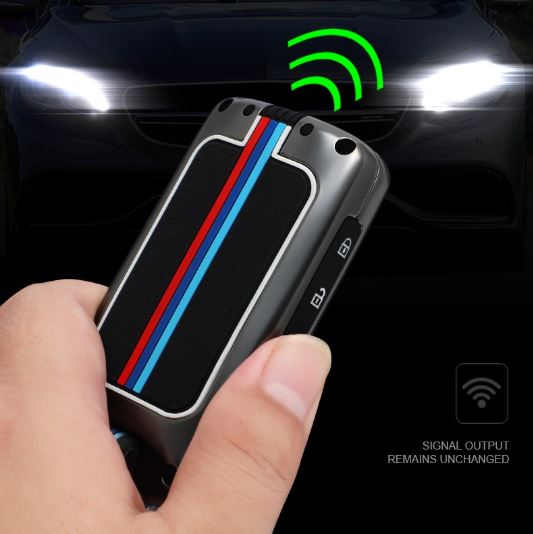 Ốp Bảo Vệ Khóa Xe Mazda 3 All New, CX30, CX3, CX8 Hợp Kim Phản Quang Cao Cấp