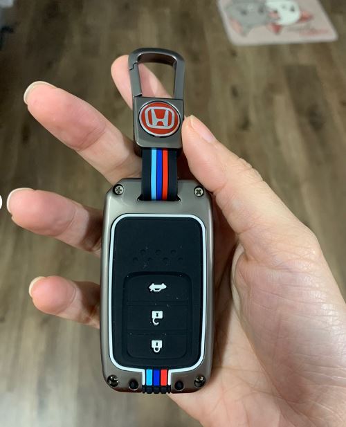 VỎ ỐP CHÌA KHÓA HONDA CITY, CIVIC, CRV, HRV, ACCORD HỢP KIM PHẢN QUANG