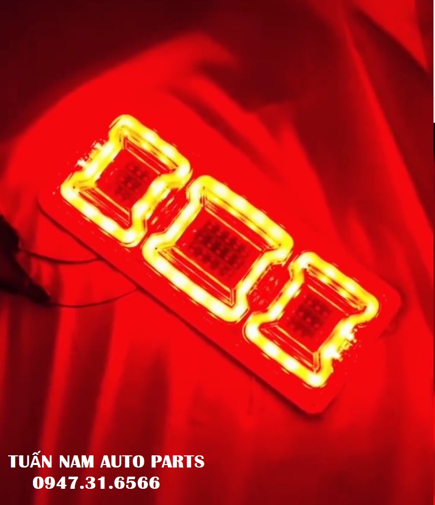 Đèn Led Hậu Xe Tải 4 Khoang 12V - 24V Siêu Sáng