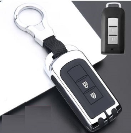Ốp chìa khoá Mitsubishi Xpander, Outlander, Attrage, Mirage, Pajero chìa thông minh Smarkey