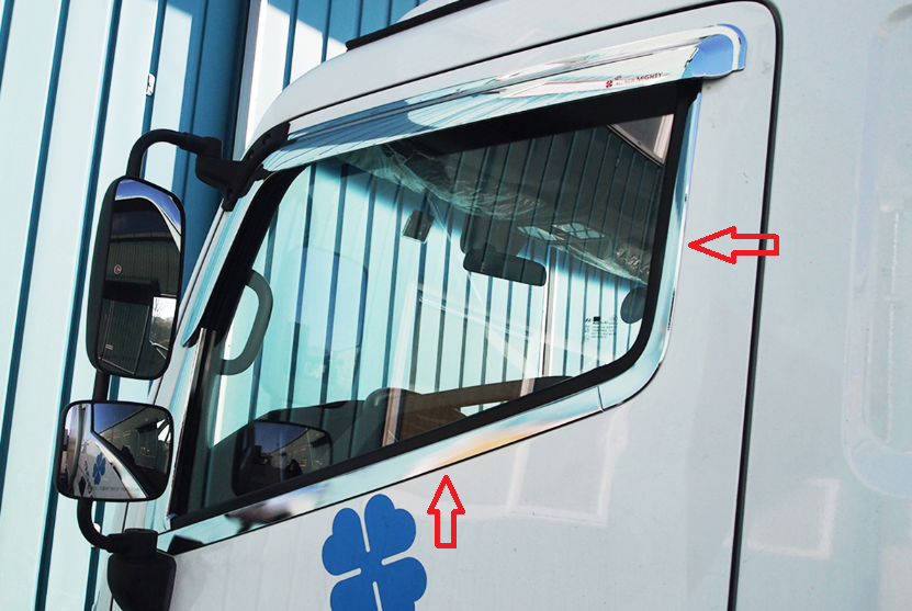 NẸP CHÂN KÍNH XE TẢI NEW MIGHTY EX8, MIGHTY EX6