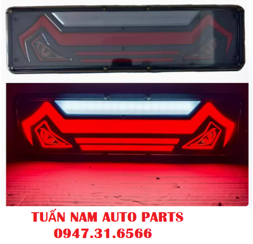 Đèn Hậu Sau Xe Ben Tải Mắt Đại Bàng Phong Cách Riêng