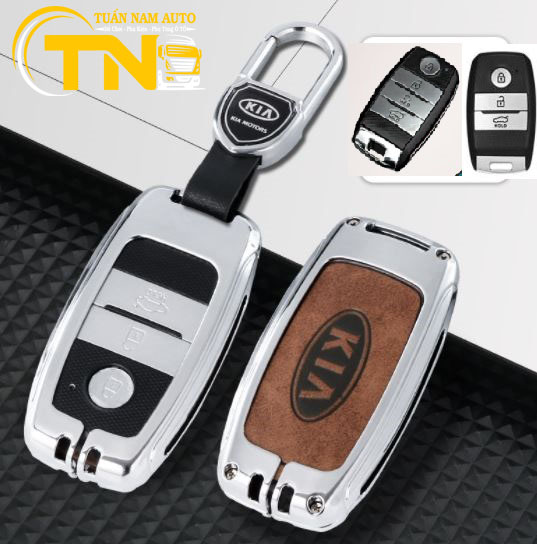 Bọc ốp khóa KIA Sonet 2024, Seltos, Soluto 2024 Loại 4 nút và 3 nút Smarkey Mẫu Mới Nhất 2022