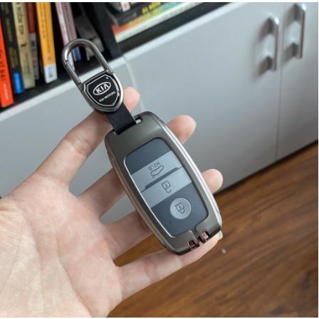 Ốp Chìa khóa KIA Soluto, Sorento, Seltos, Optima Hợp Kim Da Bò