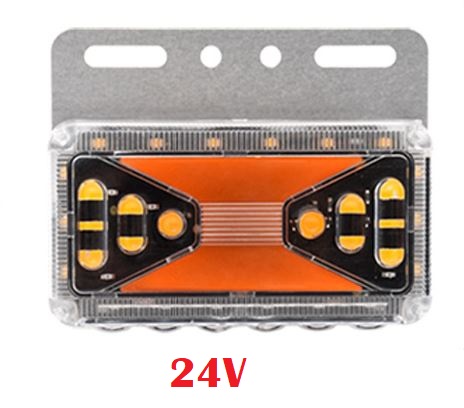 Đèn Sườn Xe Tải 3 Chế Độ Sáng Bền Đẹp 12V 24V