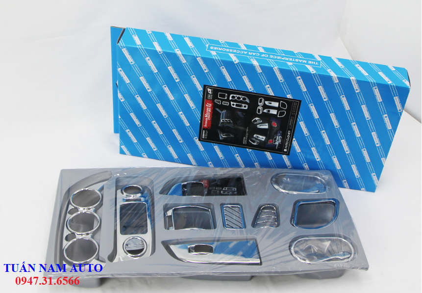ỐP CROM TRANG TRÍ NỘI THẤT XE TẢI K250/ K200/ BONGGO 3 Korea