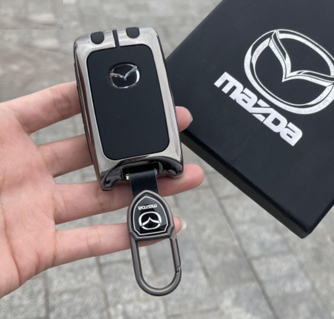 Bọc ốp khóa Mazda CX8 CX3 CX30 MAZDA 3 Đời Mới Chìa Vuông