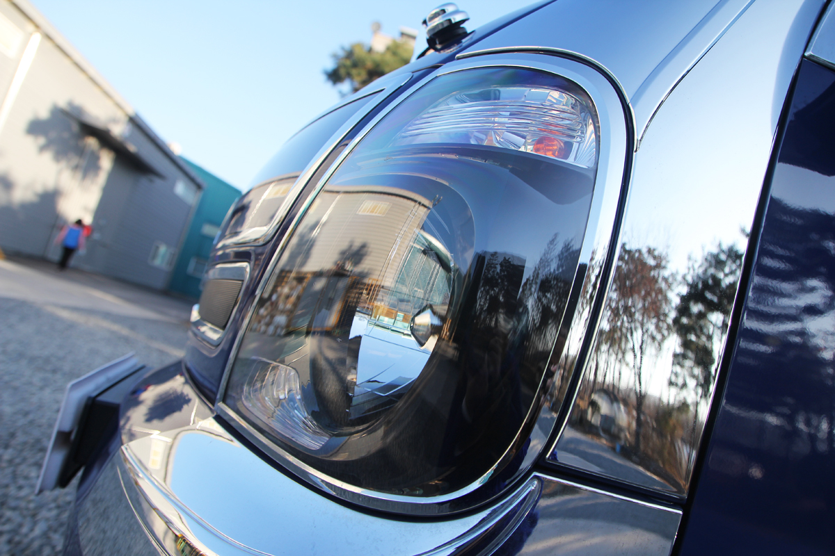 Ốp mạ xi Inox Viền Đèn Pha Xe Tải KIA K200, K250, K100, Bonggo -Hàng Auto Clover Hàn Quốc