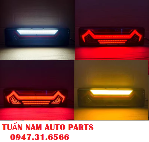 Đèn Hậu Sau Xe Ben Tải Mắt Đại Bàng Phong Cách Riêng