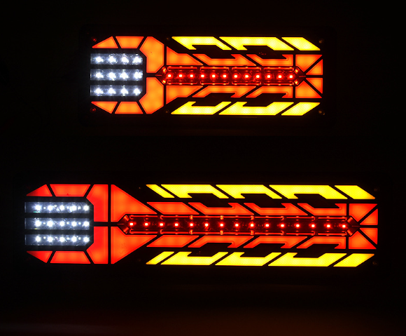 Led Đèn Sau Hậu Xương Rồng Kháng Nước Xe Đầu Kéo Ben Tải 12v-24v