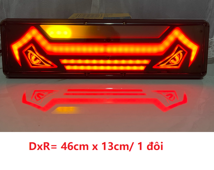 Đèn Hậu Sau Xe Ben Tải Mắt Đại Bàng Phong Cách Riêng
