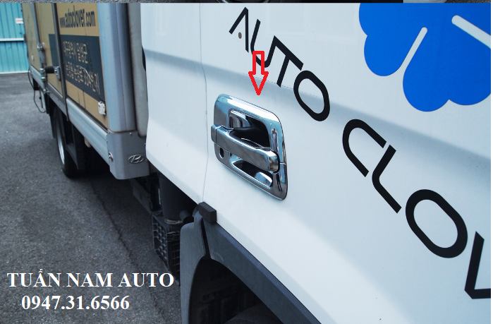 ỐP TAY NẮM MỞ CỬA CRÔM XE TẢI MIGHTY EX8, MIGHTY EX6