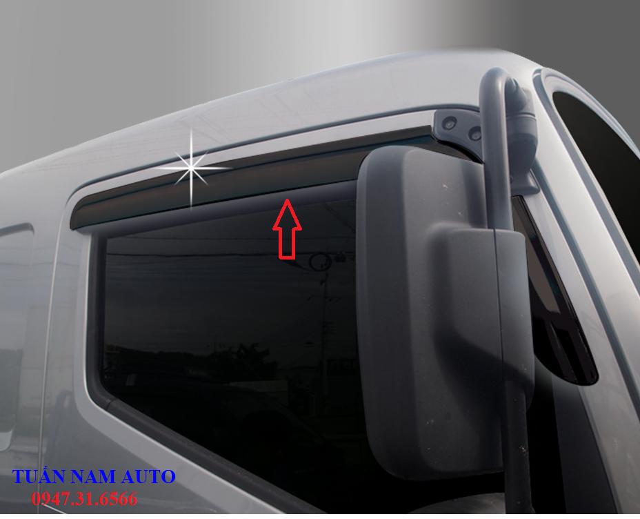 VÈ MƯA CRÔM XE TẢI HYUNDAI EX8 EX6 NEW MIGHTY