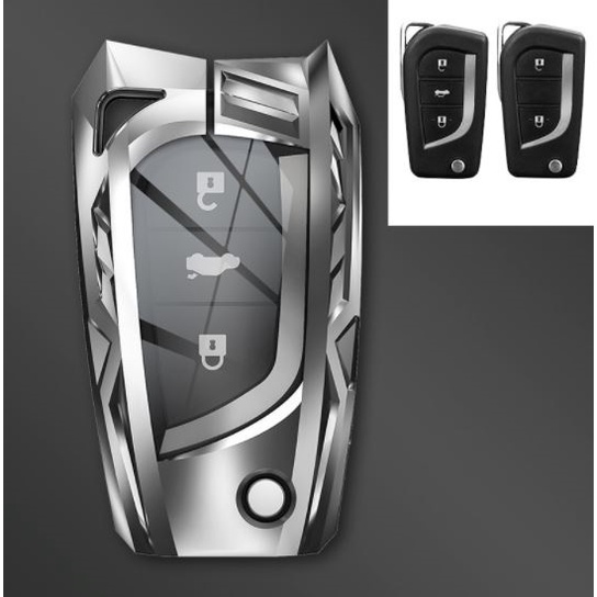 Ốp Chìa Khóa Toyota Altis, Fortuner, Innova, Hilux (Chìa Cơ Chìa Gập)