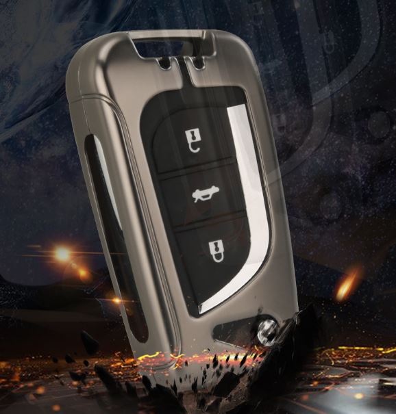 ÔP KHÓA CƠ GẬP TOYOTA INNOVA ALTIS HILUX FORTUNER HỢP KIM DA BÒ