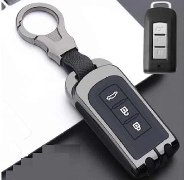 Ốp chìa khoá Mitsubishi Xpander, Outlander, Attrage, Mirage, Pajero chìa thông minh Smarkey